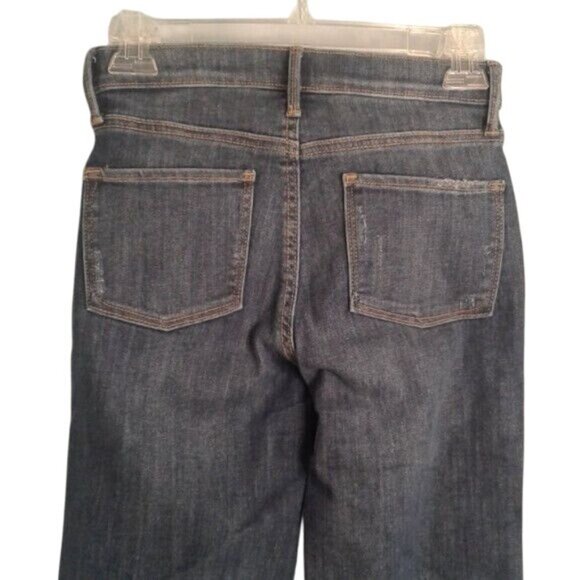 Old Navy Size 16 Jeans Boys Straight Leg Built-In Tough Raw Hem Distressed NEW - Picture 9 of 13
